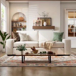 Laurice 85'' CAL117 Compliant Sofa