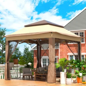11 Ft. x 11 Ft. Metal Patio Gazebo