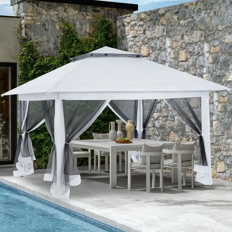 12 Ft. W x 12 Ft. D Metal Patio Gazebo - Image 2